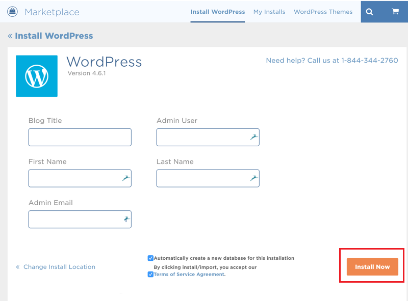 Install WordPress on HostGator