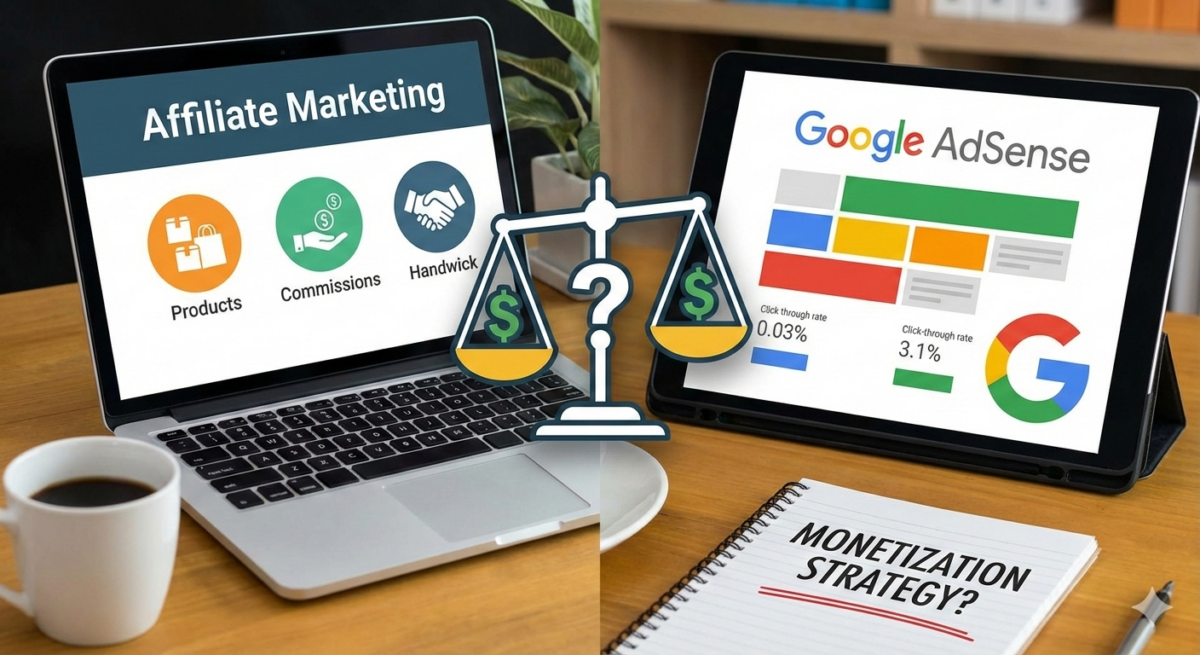 Affiliate Marketing vs Google AdSense: The Best Monetization Strategy?