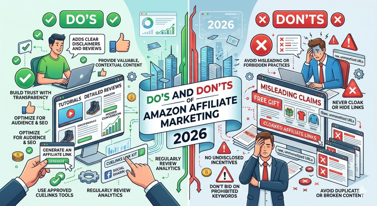 Do’s and Don’ts of Amazon Affiliate Marketing 2026