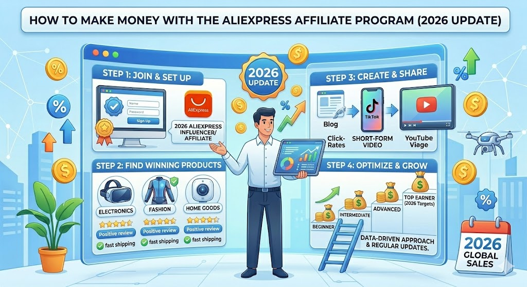 How to Make Money with the AliExpress Affiliate Program (2026 Update)