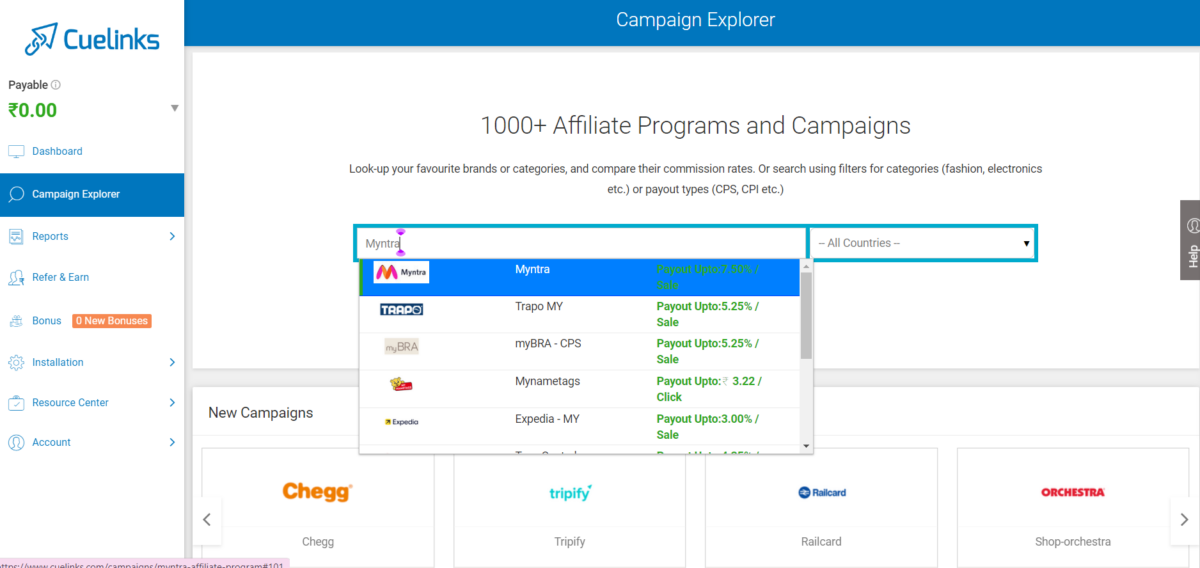 Search for Your Desired Program