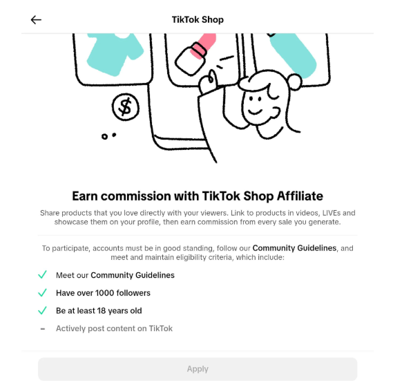 Requirements to Become a TikTok Shop Affiliate