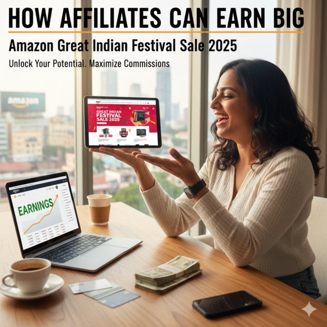 How Affiliates Can Earn Big in Amazon Great Indian Festival Sale 2025?