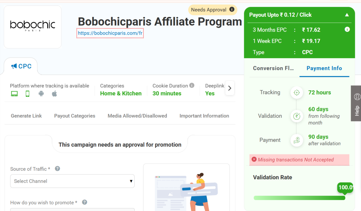 bobochic paris affiliate program