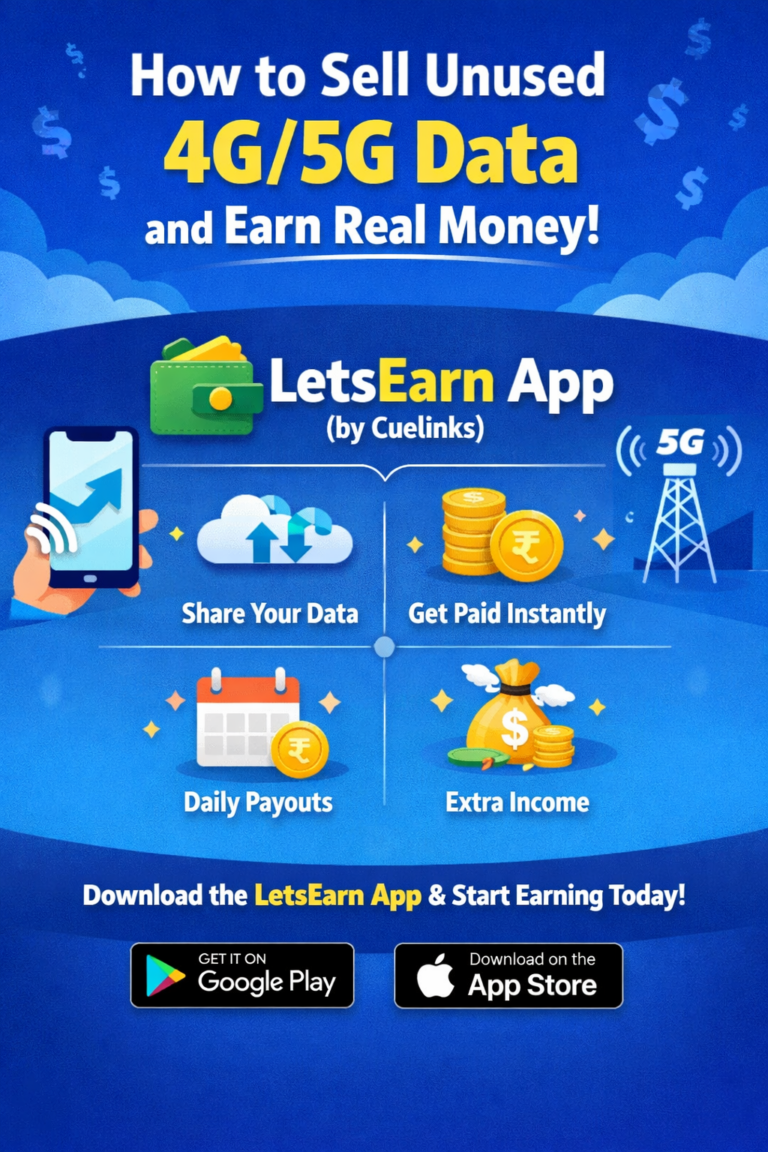 How to Sell Unused 4G/5G Data and Earn Real Money + Higher Earning Idea!