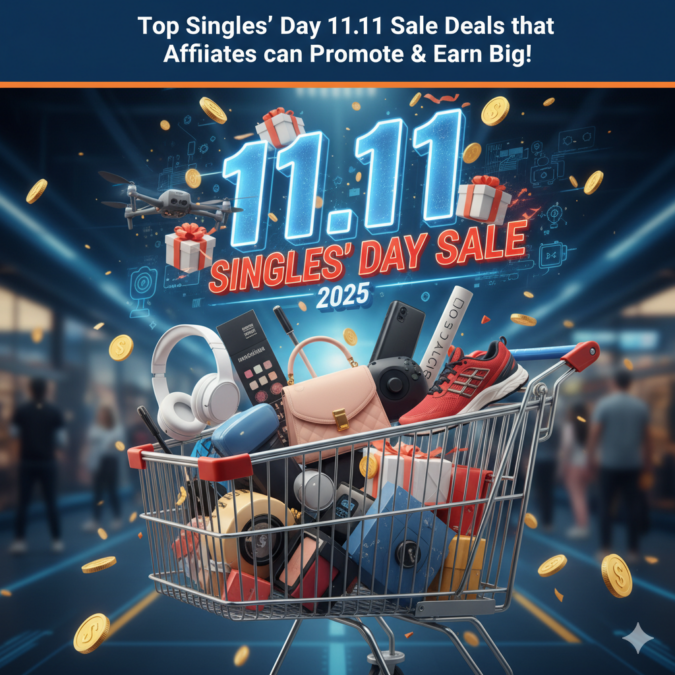 Top Singles' Day 11.11 Sale Deals that Affiliates can Promote & Earn Big in 2025