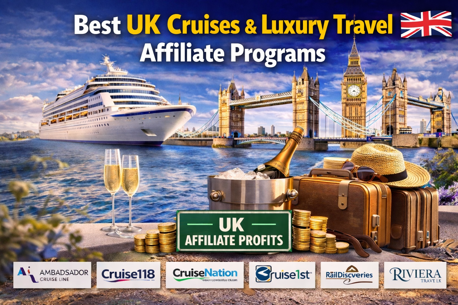 9 Best UK Cruises & Luxury Travel Affiliate Programs