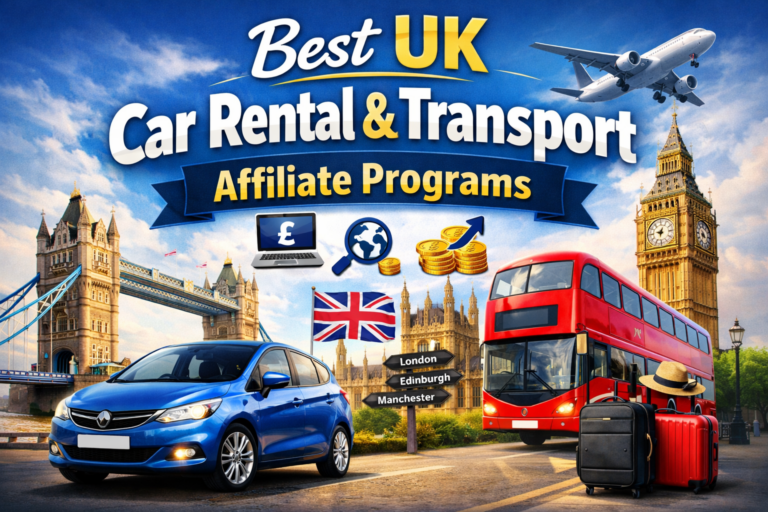9 Best UK Car Rental & Transport Affiliate Programs 2026